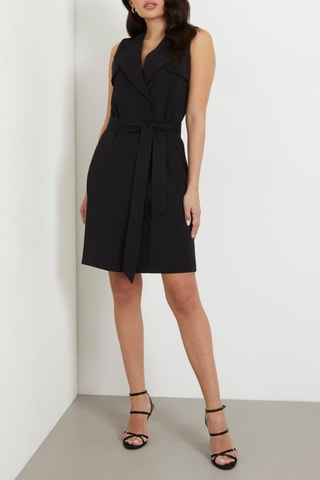 Robe portefeuille - Noir