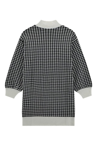 Robe pull - Noir et blanc