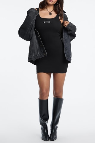 Robe fourreau - Noir