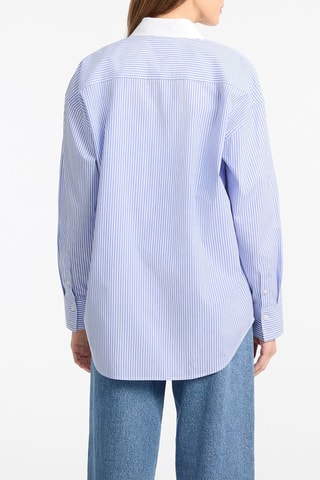 Chemisier oversize - Bleu clair
