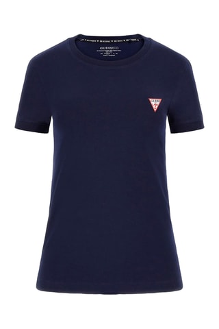 T-shirt cropped - Bleu marine