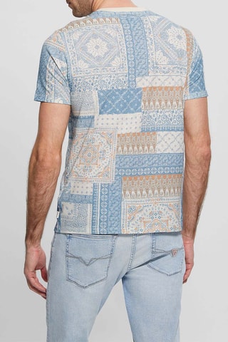 T-shirt en lin - Bleu clair