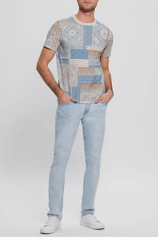T-shirt en lin - Bleu clair