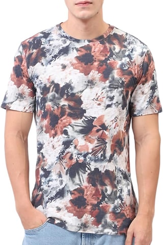 T-shirt - Gris et orange