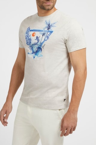 T-shirt - Gris clair chiné