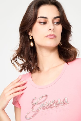 T-shirt en coton biologique - Rose