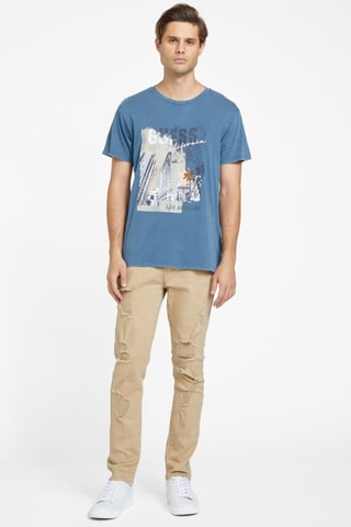 T-shirt regular Tom - Bleu canard