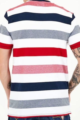 T-shirt - Blanc et rouge