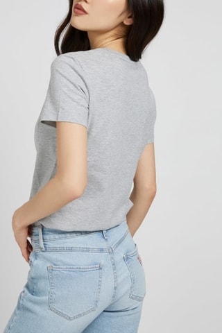 T-shirt Gris clair chiné
