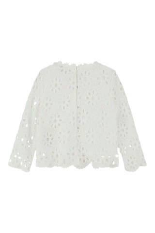 Blouse en broderie anglaise Ceremony - Blanc  - Guess