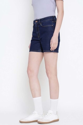 Short en jean - Bleu marine