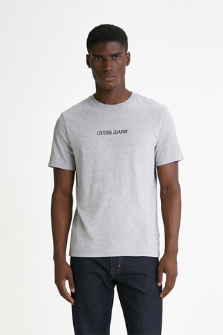 T-shirt slim - Gris clair chiné