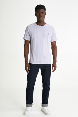 T-shirt slim - Gris clair