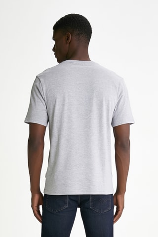 T-shirt slim - Gris clair chiné