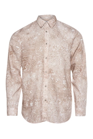 Chemise en lin - Marron