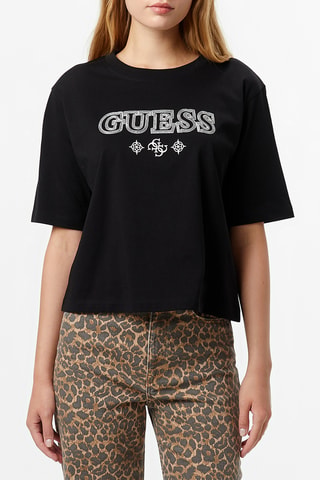 T-shirt boxy - Noir