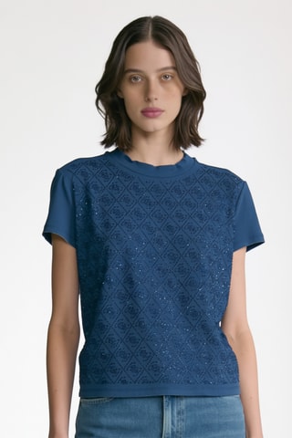 Top - Bleu cobalt