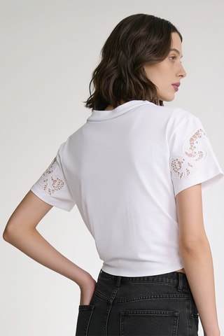 Top noué - Blanc
