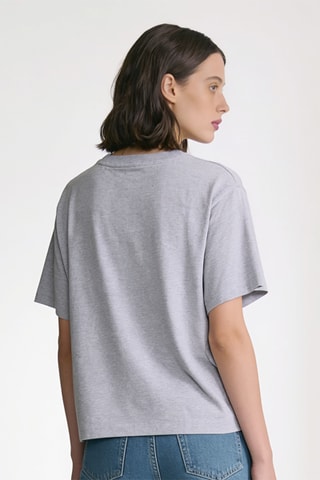 T-shirt - Gris clair chiné