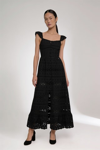 Robe midi - Noir
