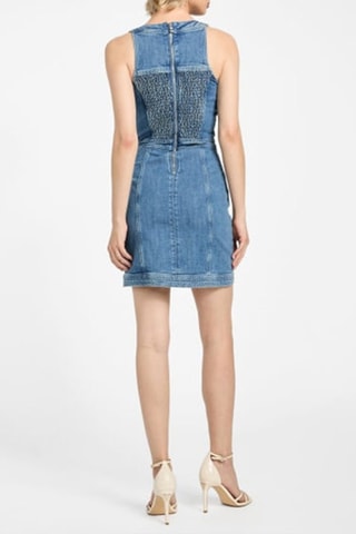 Robe droite en jean - Ciel