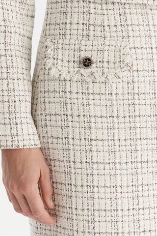 Minijupe taille haute - Blanc