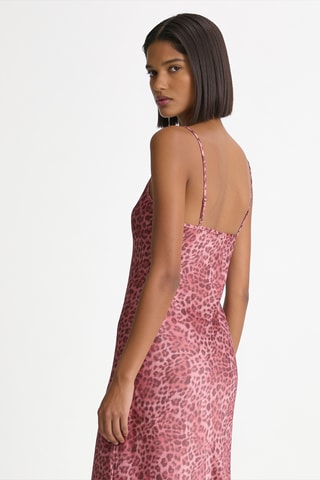 Robe midi sans manches - Fuchsia