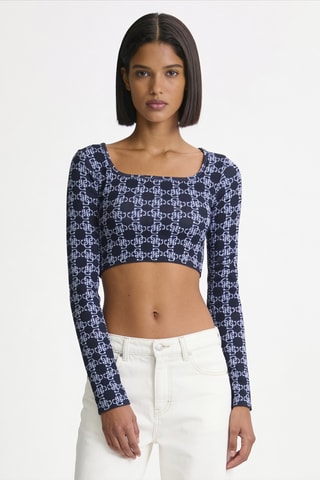 Crop top - Bleu marine