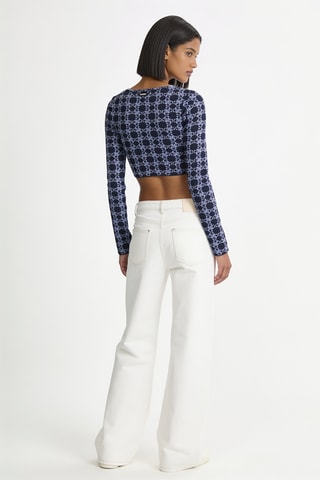 Crop top - Bleu marine