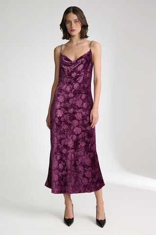 Robe midi - Violet