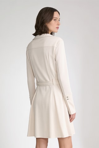 Robe portefeuille - Ecru