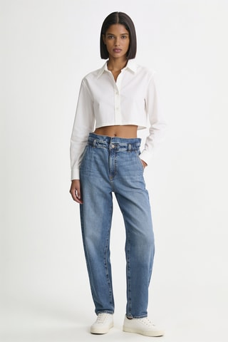 Jeans mom fit - Blauw