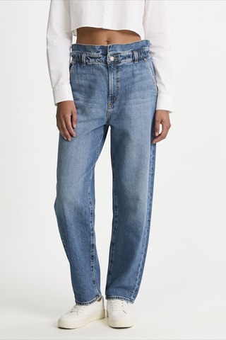 Jeans mom fit - Blauw