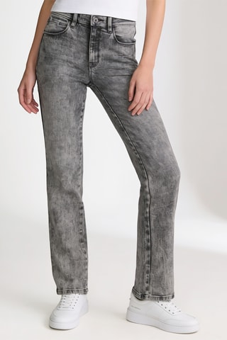 Jean straight - Gris chiné
