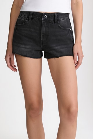 Short en jean - Anthracite