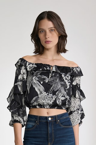 Crop top - Noir
