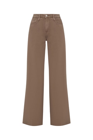 Pantalon palazzo - Taupe