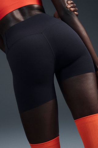 Short d’entrainement taille haute - Noir
