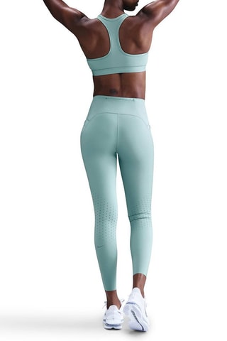 Legging de running taille haute Swift - Vert d’eau