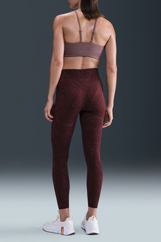 Legging taille haute Nike Zenvy - Bordeaux