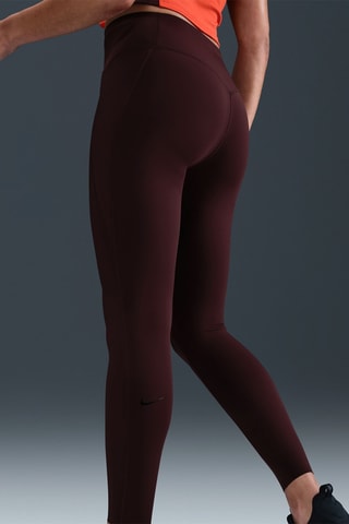 Legging taille haute Nike Universa - Rouge foncé