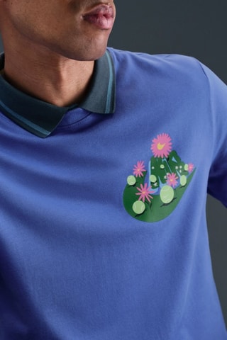 T-shirt de tennis - Bleu cobalt