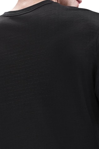 T-shirt de running en laine - Noir