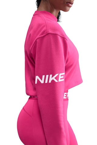 Sweat cropped de running Pro - Rose