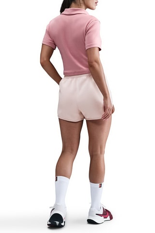 Short polaire de tennis NikeCourt Heritage - Rose