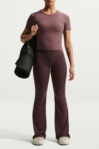 Crop top de fitness Zenvy - Vieux rose