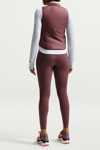 Hardloopjasje zonder mouwen Nike Tempo- Donkerbruin