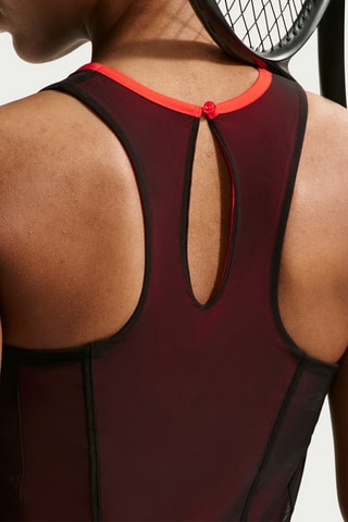 Robe de tennis NikeCourt Slam - Noir et bordeaux