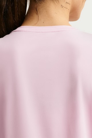 T-shirt relaxed d’entrainement Nike One Classic - Rose poudré