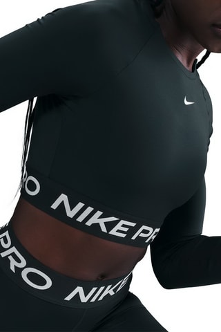 Crop top d'entraînement Nike pro - Noir